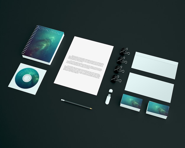 Download Premium PSD | Stationery mock up