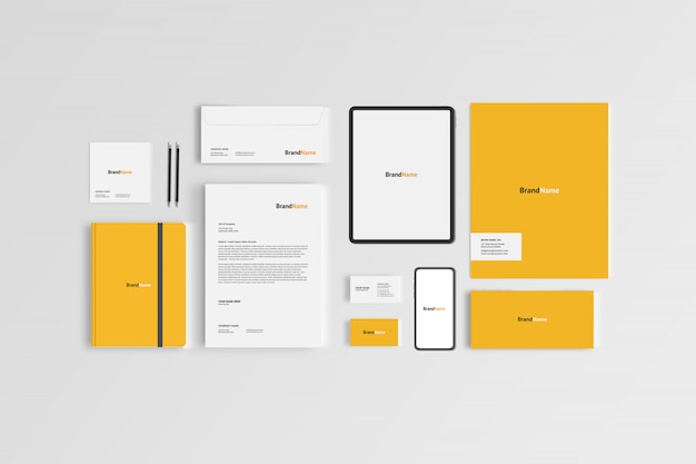 Download Stationery mock-up | Premium PSD File