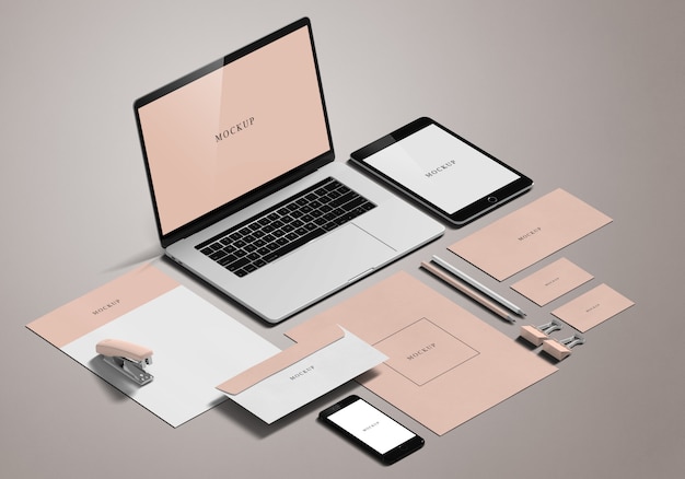 Download Stationery mockup PSD file | Premium Download