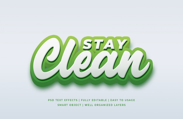 clean text styles photoshop