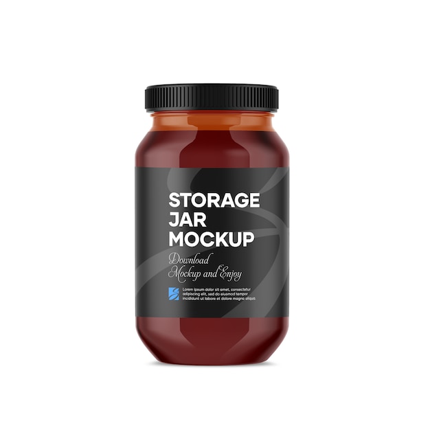 Download Storage jar mockup PSD file | Premium Download PSD Mockup Templates