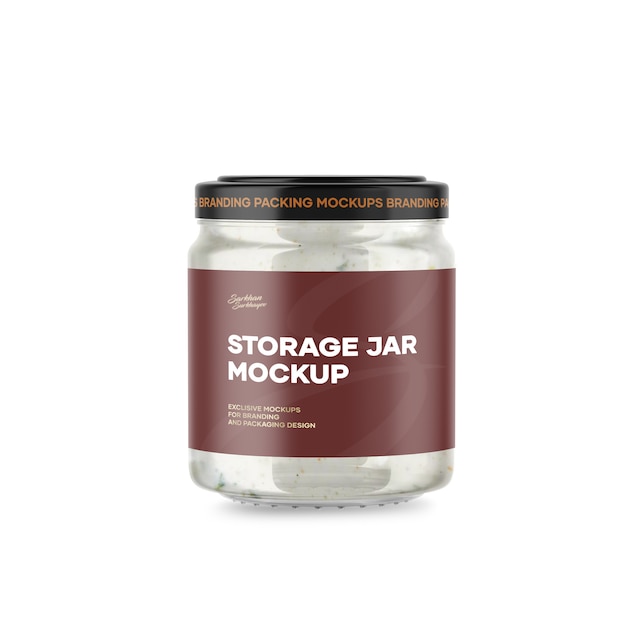 Download Storage jar mockup PSD file | Premium Download