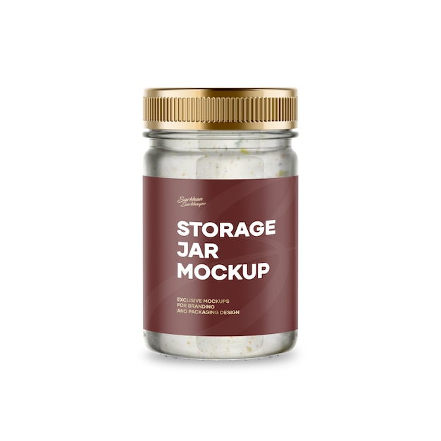 Download Storage jar mockup PSD file | Premium Download