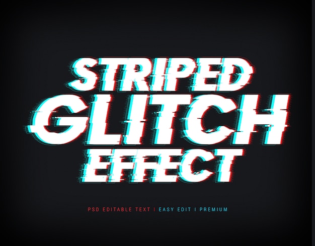 glitch text