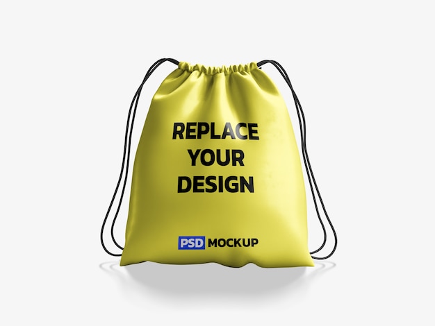 Premium PSD | Stripes bag mockup 3d rendering design