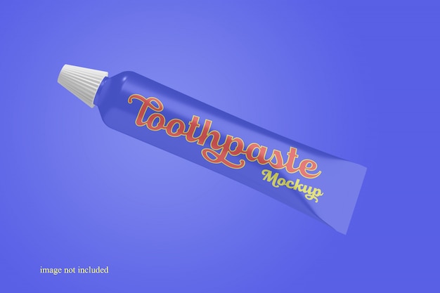 Premium PSD | Stylish toothpaste mockup