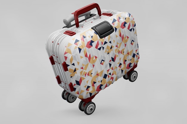 Download Premium Psd Suitcase Trolley Mock Up