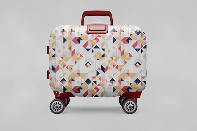 Download Suitcase trolley mock up | Premium PSD File