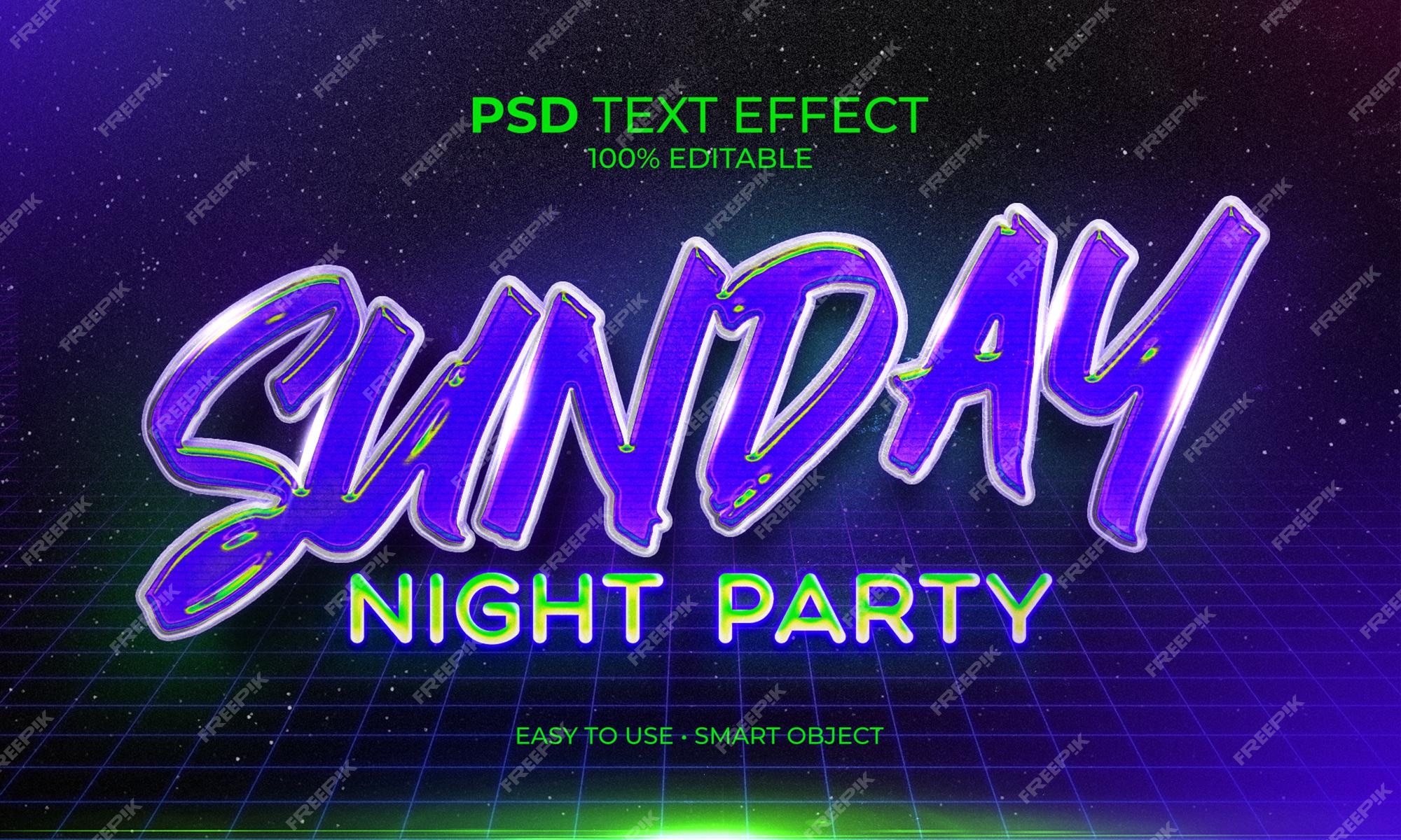 premium-psd-sunday-night-party-neon-text-effect