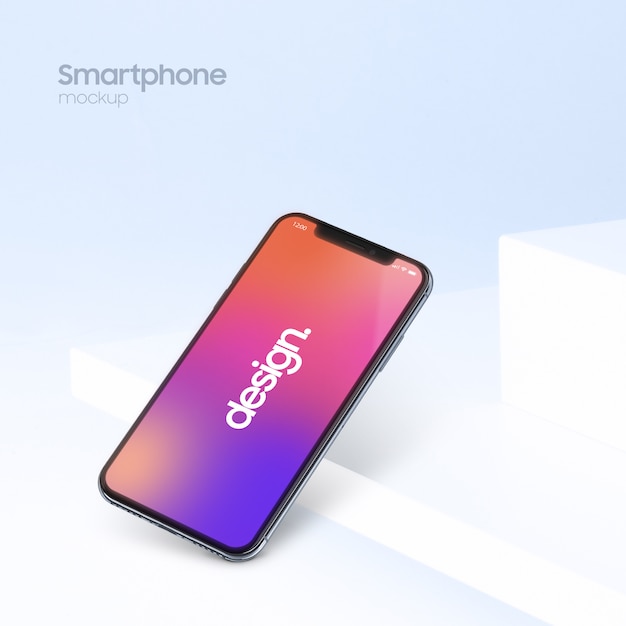 Premium PSD | Super realistic smartphone mockup