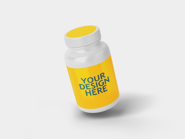 Download Premium PSD | Supplement bottle mockups