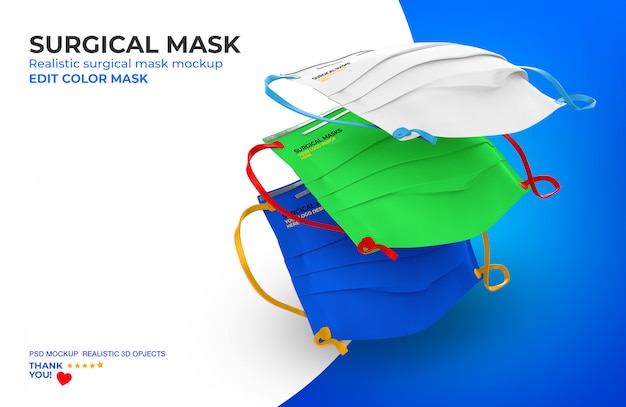 Download Premium Psd Surgical Mask Mockup