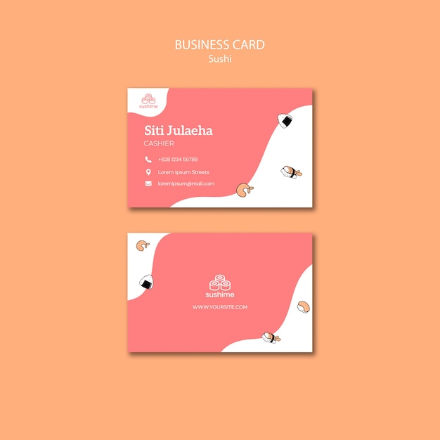 Restaurant Business Cards Templates Free