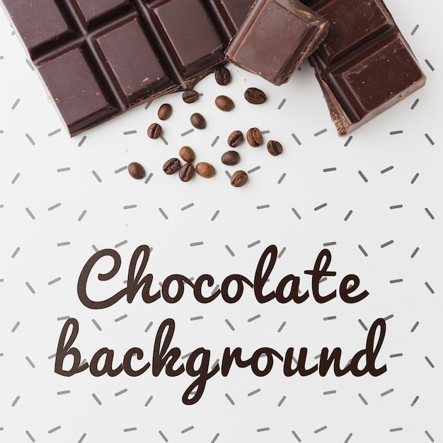Download Free Psd Sweet Chocolate Bar With White Background Mock Up PSD Mockup Templates