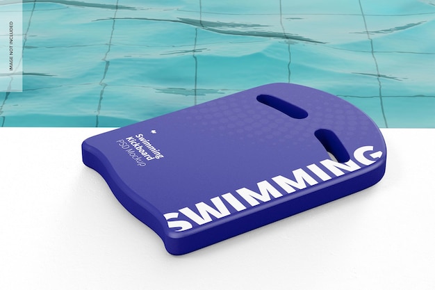 Free PSD | Swimming kickboard mockup