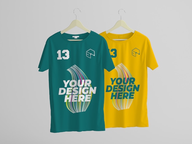Download Premium PSD | T-shirt design mockup