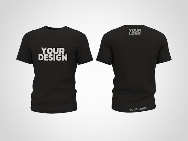 3d mockup logo t shirt