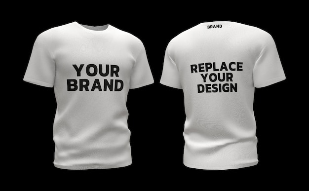 Download T-shirt mockup 3d rendering design | Premium PSD File