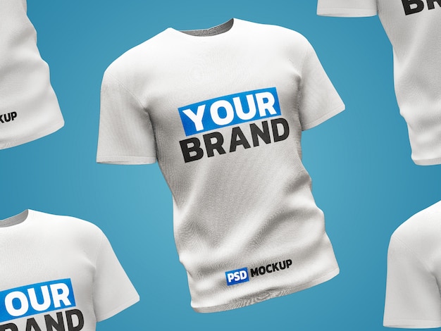 Download T-shirt mockup 3d rendering design | Premium PSD File