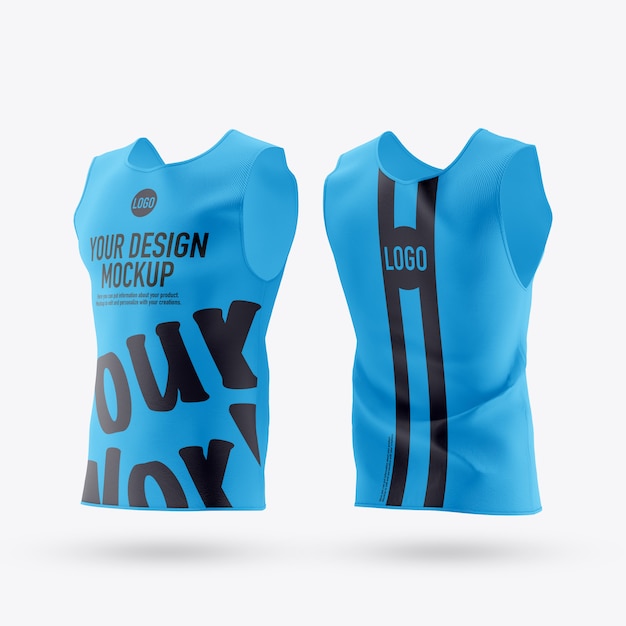 Download Premium Psd T Shirt Sleeveless Mockup Isolated PSD Mockup Templates