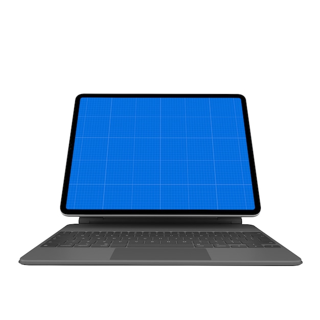 Download Premium PSD | Tablet and keyboard mockup