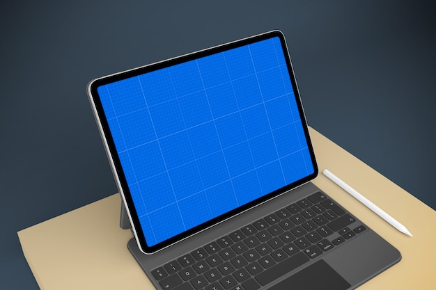 Download Tablet and keyboard mockup | Premium PSD File