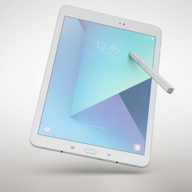 Tablet mock up design PSD file | Free Download