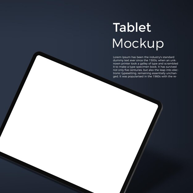 Premium PSD | Tablet mockup