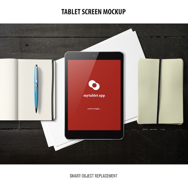 Download Free PSD | Tablet screen mockup