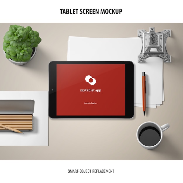 Download Tablet screen mockup | Free PSD File