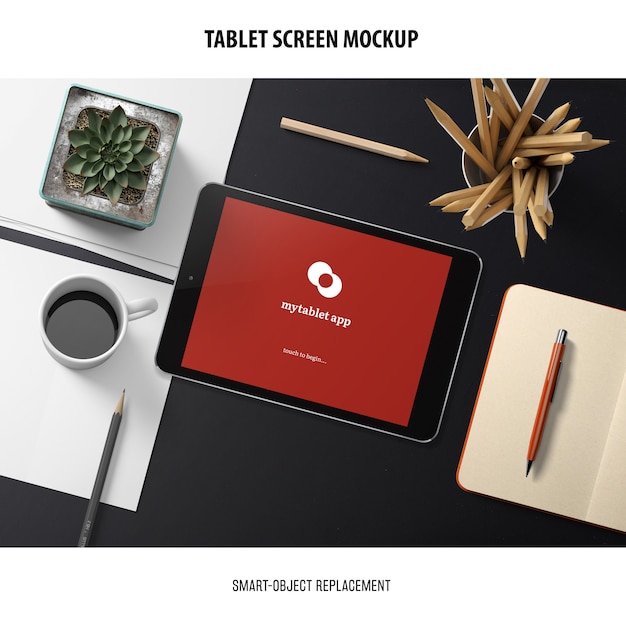 Download Tablet screen mockup | Free PSD File