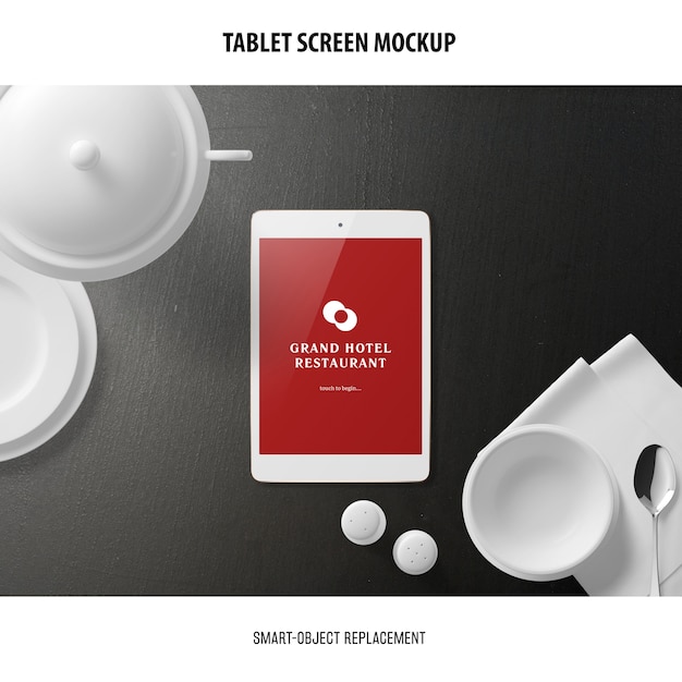 Download Tablet screen mockup | Free PSD File