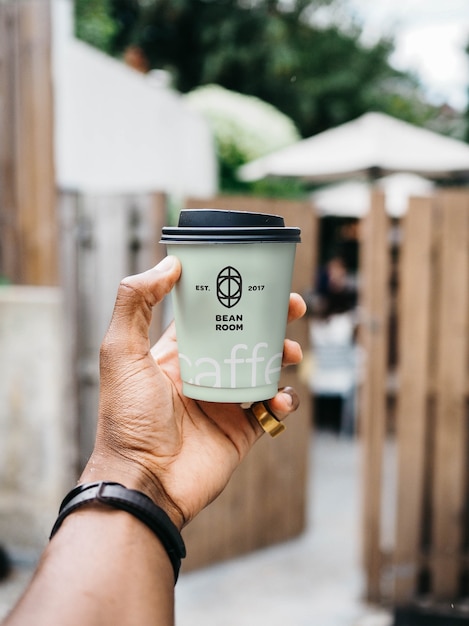 Premium PSD | Take away coffee cup mockup