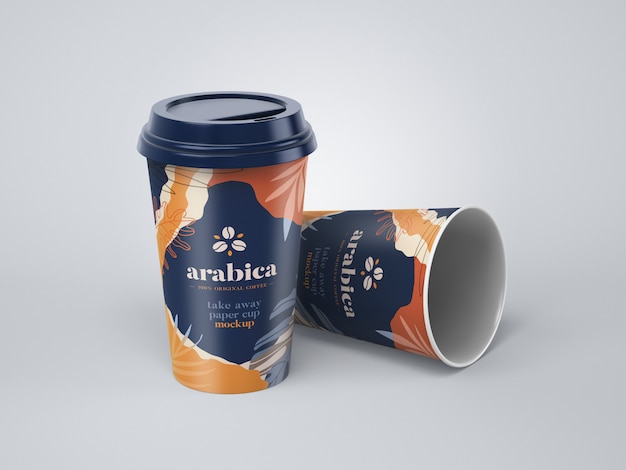 Download Take away paper coffee cup mockup | Premium PSD File
