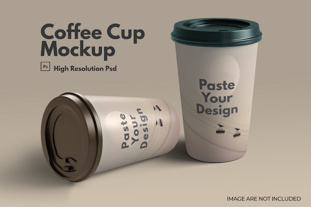 Download Take away paper coffee cup mockup | Premium PSD File