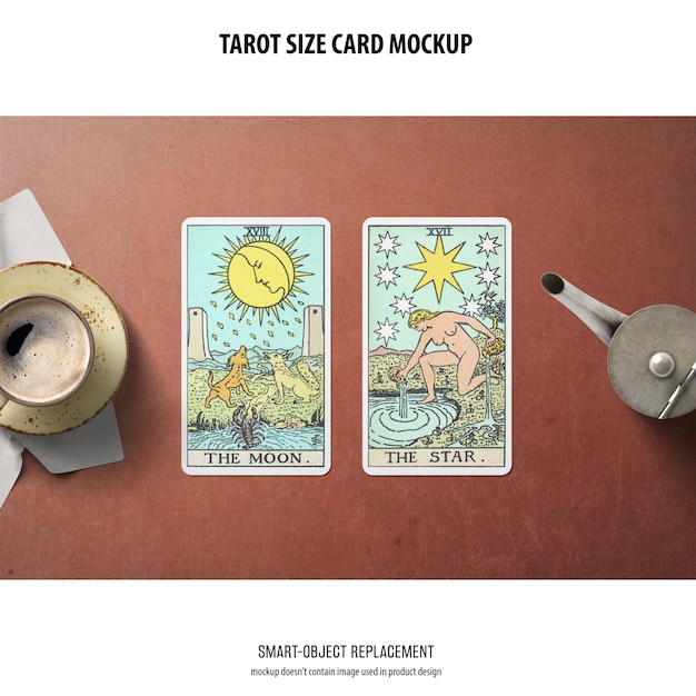 Download Free Psd Tarot Card Mockup PSD Mockup Templates