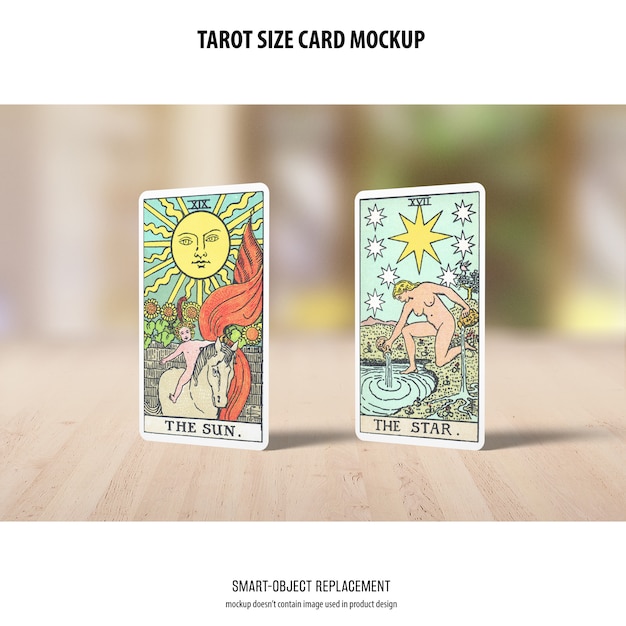 Download Tarot card mockup | Free PSD File