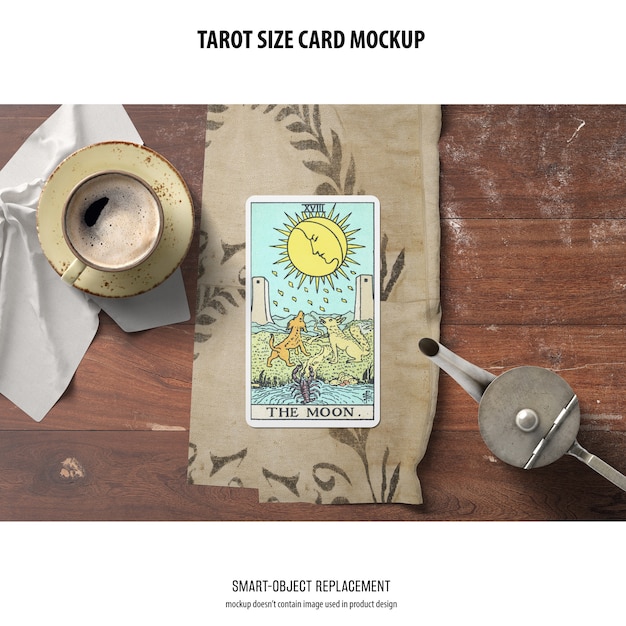 Download Tarot card mockup | Free PSD File