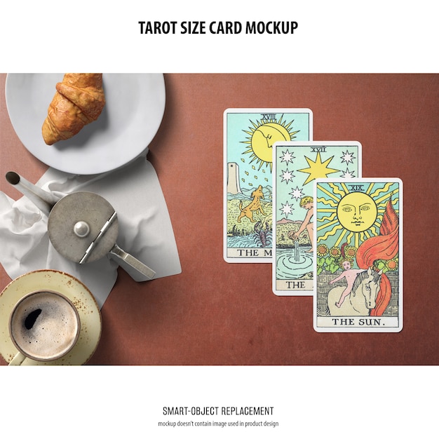 Download Free PSD | Tarot card mockup