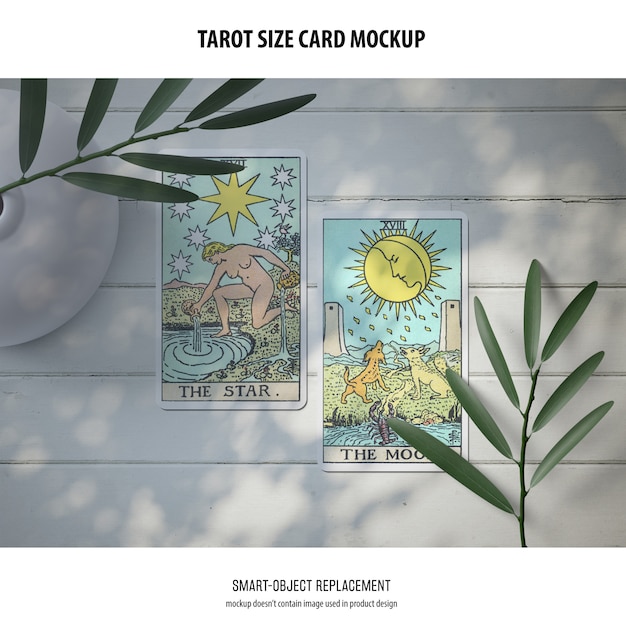 Download Tarot card mockup | Free PSD File