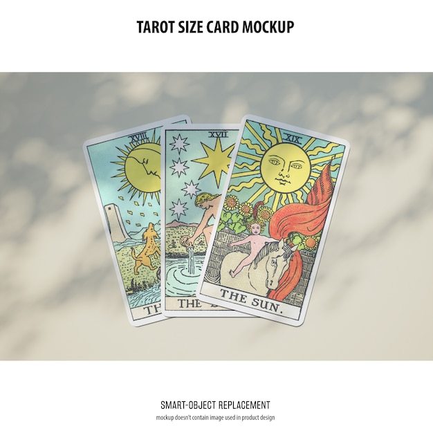 Download Free PSD | Tarot card mockup