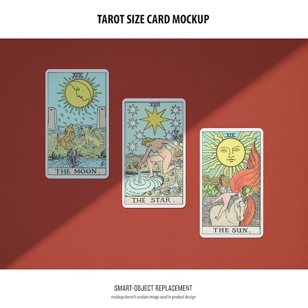 Download Tarot card mockup | Free PSD File