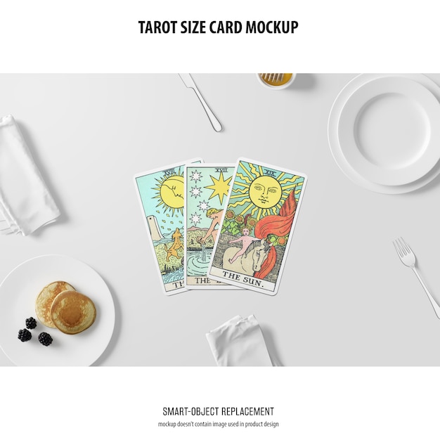 Download Tarot card mockup | Free PSD File