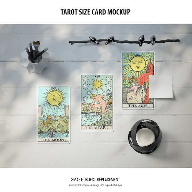 Download Tarot card mockup | Free PSD File