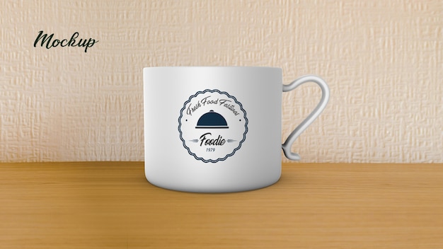 Download Premium PSD | Tea cup mug mock up