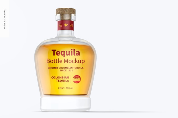 Free Psd Tequila Bottle Mockup