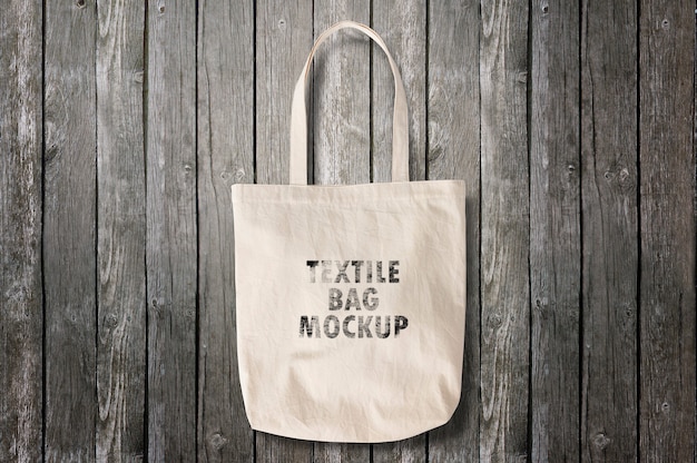 Download Premium PSD | Textile bag mockup