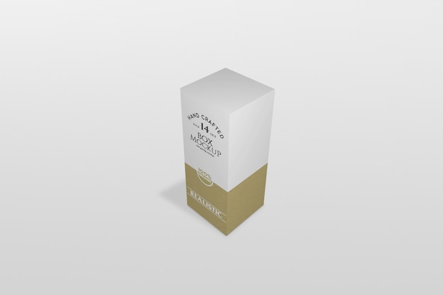 Download Premium PSD | Thin box packaging mockup