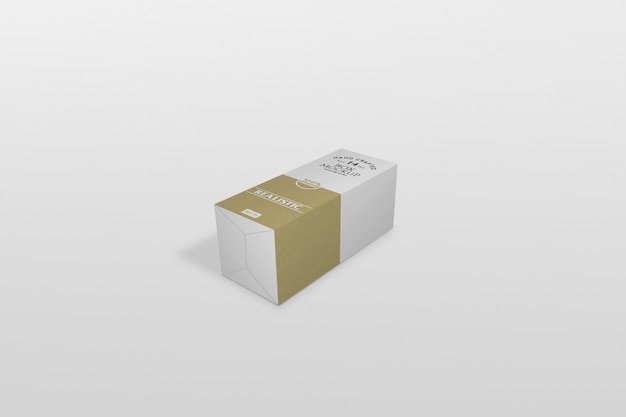 Download Premium PSD | Thin box packaging mockup