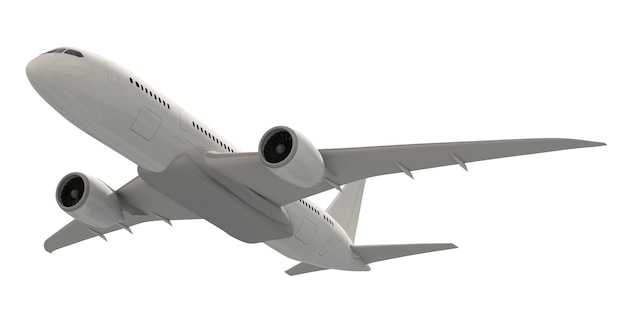 Three Dimensional Imageof An Airplane | Premium PSD File